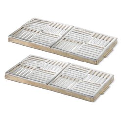 Cinco Grades De Fundo 15x30 Em Latão Nautilus Para Piscinas - 1