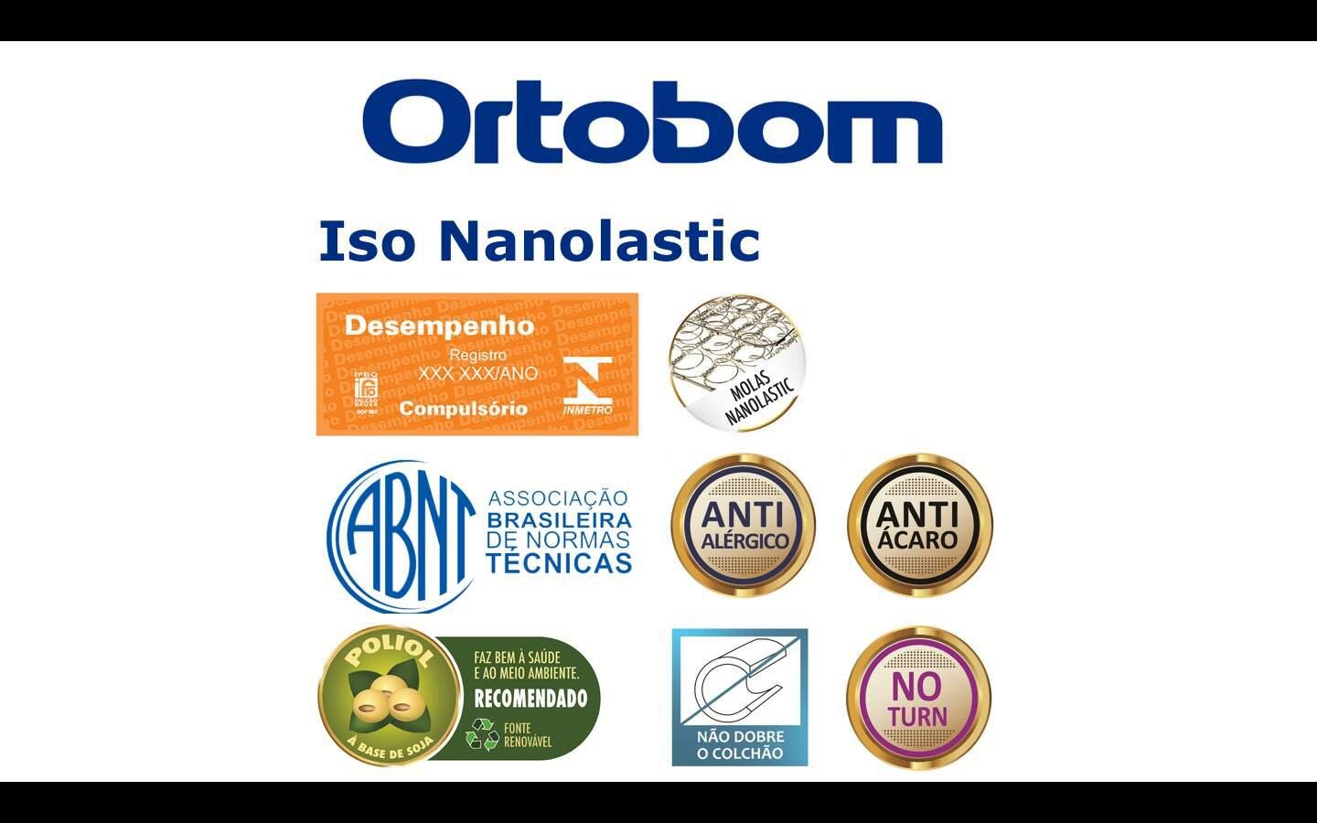 Colchão Casal Ortobom ISO Nanolastic Black 138x188x25 - 4