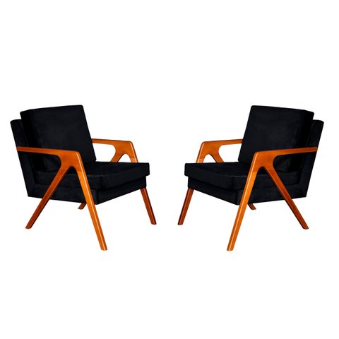 KIT 2 POLTRONA DECORATIVA MONA LUXO - 0131