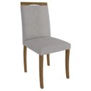 Ver imagem 4 de Sala Jantar Ana 180cm x 90cm 6 Cadeiras Laura - Savana/Offwhite/Aspen - Cimol