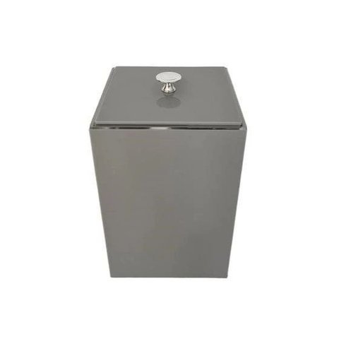 Lixeira Premium em Acrílico 7,5 Litros Escritorio, Lavabo, Cozinha, Copa Esconde Sacola