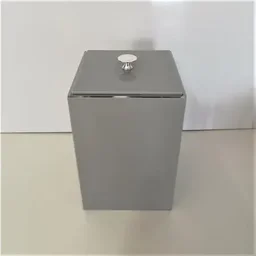 Lixeira Premium em Acrílico 7,5 Litros Escritorio, Lavabo, Cozinha, Copa Esconde Sacola - 2