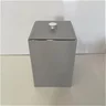 Lixeira Premium em Acrílico 7,5 Litros Escritorio, Lavabo, Cozinha, Copa Esconde Sacola - 2