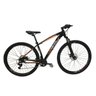 Bicicleta aro 29 mountain bike 21v vip bikes preta/laranja - 1