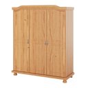 Ver imagem 2 de Guarda-roupa Solteiro 3 Portas em Madeira Maciça Bastian