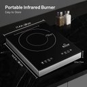 Ver imagem 6 de Duxtop Cooktop Elétrico Portátil 1600w com Controle Touch e Timer (preto)