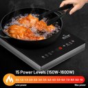 Ver imagem 2 de Duxtop Cooktop Elétrico Portátil 1600w com Controle Touch e Timer (preto)