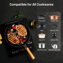 Ver imagem 4 de Duxtop Cooktop Elétrico Portátil 1600w com Controle Touch e Timer (preto)