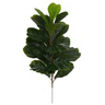 Planta Árvore Artificial Ficus Lyrata Real Toque X20 Verde 60cm - 1
