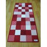 Caminho de Mesa Patchwork, Vermelho e Branco, 43cm x 100cm - 5
