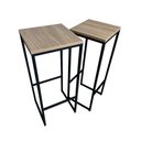 Ver imagem 2 de Kit Banquetas Mdf Strassis Design Sd-3040 Preto