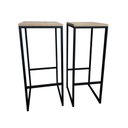 Ver imagem 5 de Kit Banquetas Mdf Strassis Design Sd-3040 Preto
