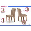 Ver imagem 6 de Mesa Cozinha Londrina 120 + 4 Cad Londrina Capuccino Rufato