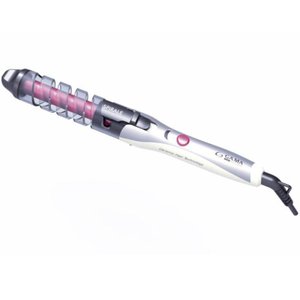 Modelador De Cachos Gama Italy Spirale Bivolt Cinza E Rosa - 19mm