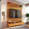 Rack com Painel Ripado para Tv até 72 Polegadas 185x250cm 100% Mdf Yucca Cabecasa Madeiraoriginals - 1
