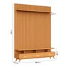 Rack com Painel Ripado para Tv até 72 Polegadas 185x250cm 100% Mdf Yucca Cabecasa Madeiraoriginals - 3