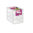 Ver imagem 1 de Gaveteiro Organizador com 3 Gavetas Multiuso Plástico