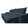 Sofá Magnum 2,02M Retrátil e Reclinável com Molas No Assento Tecido Suede Azul - 4