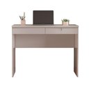 Ver imagem 2 de Escrivaninha/Mesa Escritório com 2 Gavetas e Chave 105cm Multimóveis Crjcm-ESC004 Off White