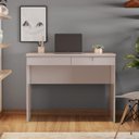Ver imagem 1 de Escrivaninha/Mesa Escritório com 2 Gavetas e Chave 105cm Multimóveis Crjcm-ESC004 Off White