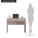 Ver imagem 4 de Escrivaninha/Mesa Escritório com 2 Gavetas e Chave 105cm Multimóveis Crjcm-ESC004 Off White