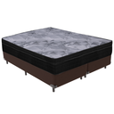 Ver imagem 1 de Cama Box e Colchão Airtech Pampa Molas Ensacadas Queen Ortobom: Marrom