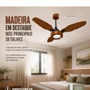 Ver imagem 2 de Ventilador de Teto Venti-Delta Ventus LED Inverter 55W 3 Pás Dupla Face Controle Remoto 3000k Bivolt