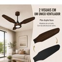Ver imagem 3 de Ventilador de Teto Venti-Delta Ventus LED Inverter 55W 3 Pás Dupla Face Controle Remoto 3000k Bivolt