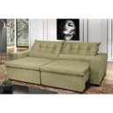 Ver imagem 1 de Sofá Montenegro 2,52M Retrátil e Reclinável com Molas No Assento e 2 Almofadas Lombar Moveis