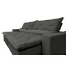 Sofá Magnum 2,62M Retrátil e Reclinável com Molas No Assento Tecido Suede Grafite - 4