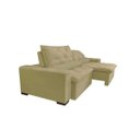 Ver mais imagens de Sofá Magnum 2,82M Retrátil e Reclinável com Molas No Assento Tecido Suede Bege