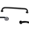 Alça de Apoio Barra 70cm Preto Inox Cadeirante Idoso Acessibilidade Gestante Corrimao Banheiro Box R - 3
