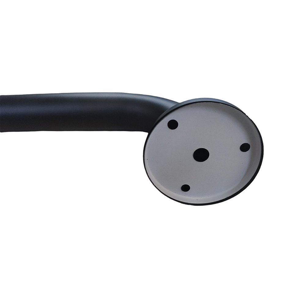 Alça de Apoio Barra 70cm Preto Inox Cadeirante Idoso Acessibilidade Gestante Corrimao Banheiro Box R - 4