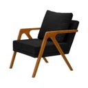Ver imagem 5 de Conjunto 2 Poltronas Decorativa Mona Luxo Sala de Estar e Decoração:preto