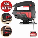 Ver imagem 2 de Serra Tico Tico Elétrica Skil 4380 127V 380W Para Cortes em 45 Graus + Lâmina Para Madeira