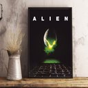 Ver imagem 1 de Quadro Alien Filme Cinema Poster Tamanho A4