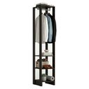 Ver imagem 4 de Closet Modulado 1 Cabideiro 200x40 Cm Ey105 Grafite Intenso Novam