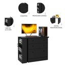 Ver imagem 7 de Cômoda com Mesa Giratória Gamer em Mdp Qmovi