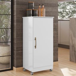 Armário Multiuso Lírio 49cm 1 Porta Branco Moval - 2