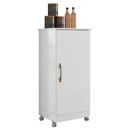 Armário Multiuso Lírio 49cm 1 Porta Branco Moval - 1