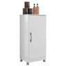Armário Multiuso Lírio 49cm 1 Porta Branco Moval - 1