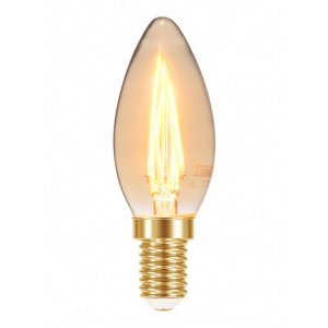  Lâmpada LED Vela Filamento Vintage B35 Taschibra 127V