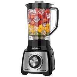 Liquidificador Mondial L-1200 Turbo, Filtro, 12 Vel + Pulsar, 1200w, Preto - 110v - 5