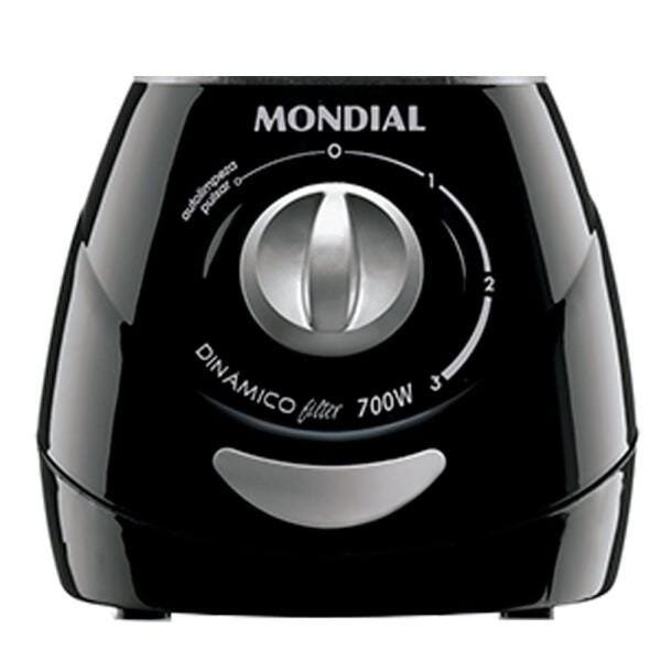 Liquidificador Mondial L-1200 Turbo, Filtro, 12 Vel + Pulsar, 1200W, Preto  - 220V