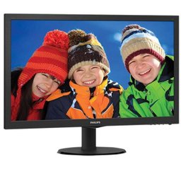 Monitor LED 23,6" Philips 243V5Qhaba, Full Hd, Widescreen Vga HDMI Dvi - Preto - 2