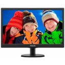 Ver imagem 1 de Monitor LED 23,6" Philips 243V5Qhaba, Full Hd, Widescreen Vga HDMI Dvi - Preto