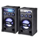 Ver imagem 2 de Caixa de Som Amplificada Trc Trc369, Bluetooth, USB, Rádio Fm, 400W - Preto