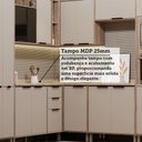 Ver imagem 6 de Cozinha Modulada Completa 8 Peças com Espaço para Forno e Micro-ondas sem Tampo Aspen Luciane Móveis