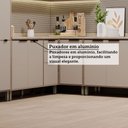 Ver imagem 5 de Cozinha Modulada Completa 8 Peças com Espaço para Forno e Micro-ondas sem Tampo Aspen Luciane Móveis