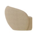 Ver imagem 7 de Kit 2 Poltronas Decorativas Sala de Estar Íbis Encosto Fixo Bouclê Bege G33 - Gran Belo